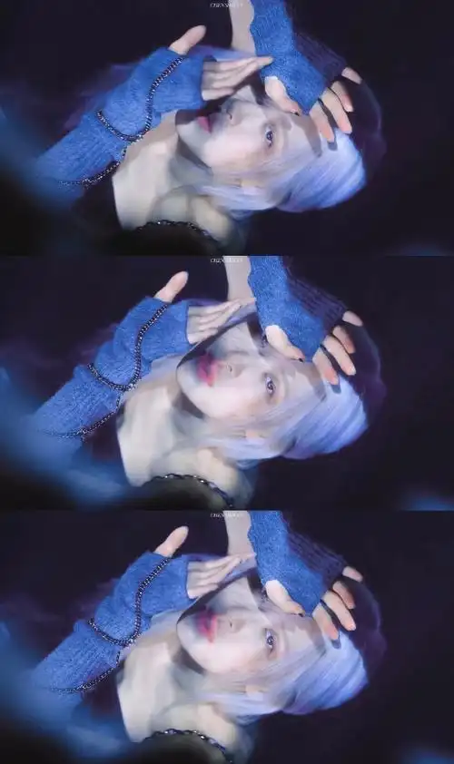 ros07[超话]##rose蓝发