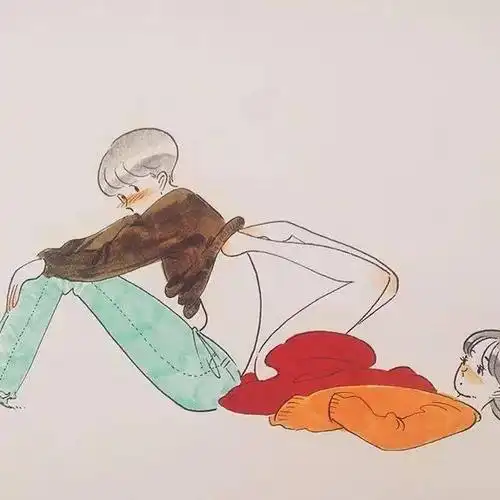 中国写生把污污的小情画画的清新脱俗简直太撩人了