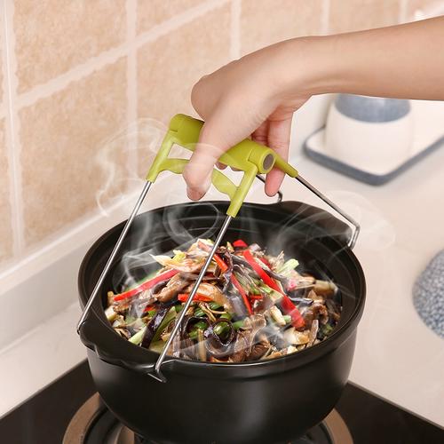 碗提多功能盘子夹家用夹盘碗碟蒸防烫夹取碗夹夹器夹子夹菜不锈钢