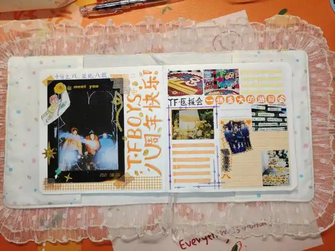 手帐分享小方本tfboys八周年