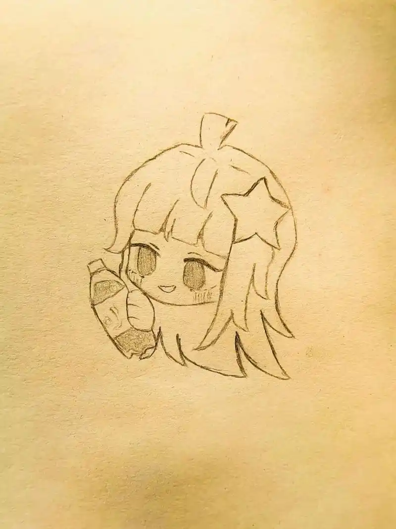 一只凯莉~含过程(1/9) q版凯莉简笔画