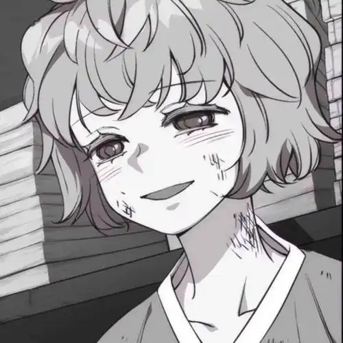 动漫头像 | 暗黑系黑白丧丧头像,喜欢这个调调