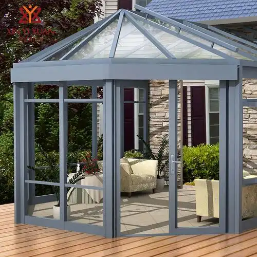 阳光房阳台花园别墅花房铝合金玻璃房屋顶楼断桥铝阳光房定制