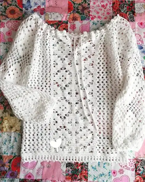 好看的钩针衣服图解