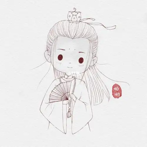 笔记灵感  #古风插画  #鱼小沫绘画课堂  #procreate