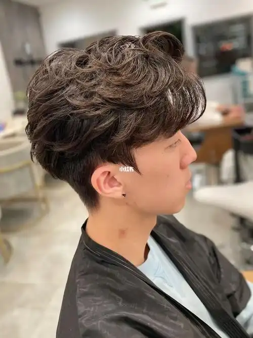 韩式三七分纹理烫77服帖烫安全下车