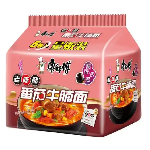 康师傅经典五包番茄牛腩面116g*5