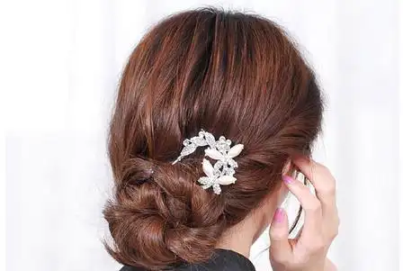 妈妈夏天怎样盘发 教中老年妈妈盘发