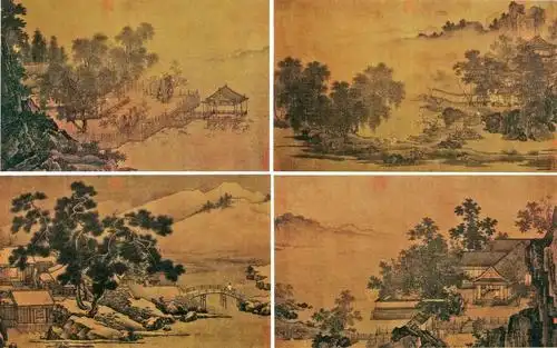 《四景山水图》局部 /  刘松年