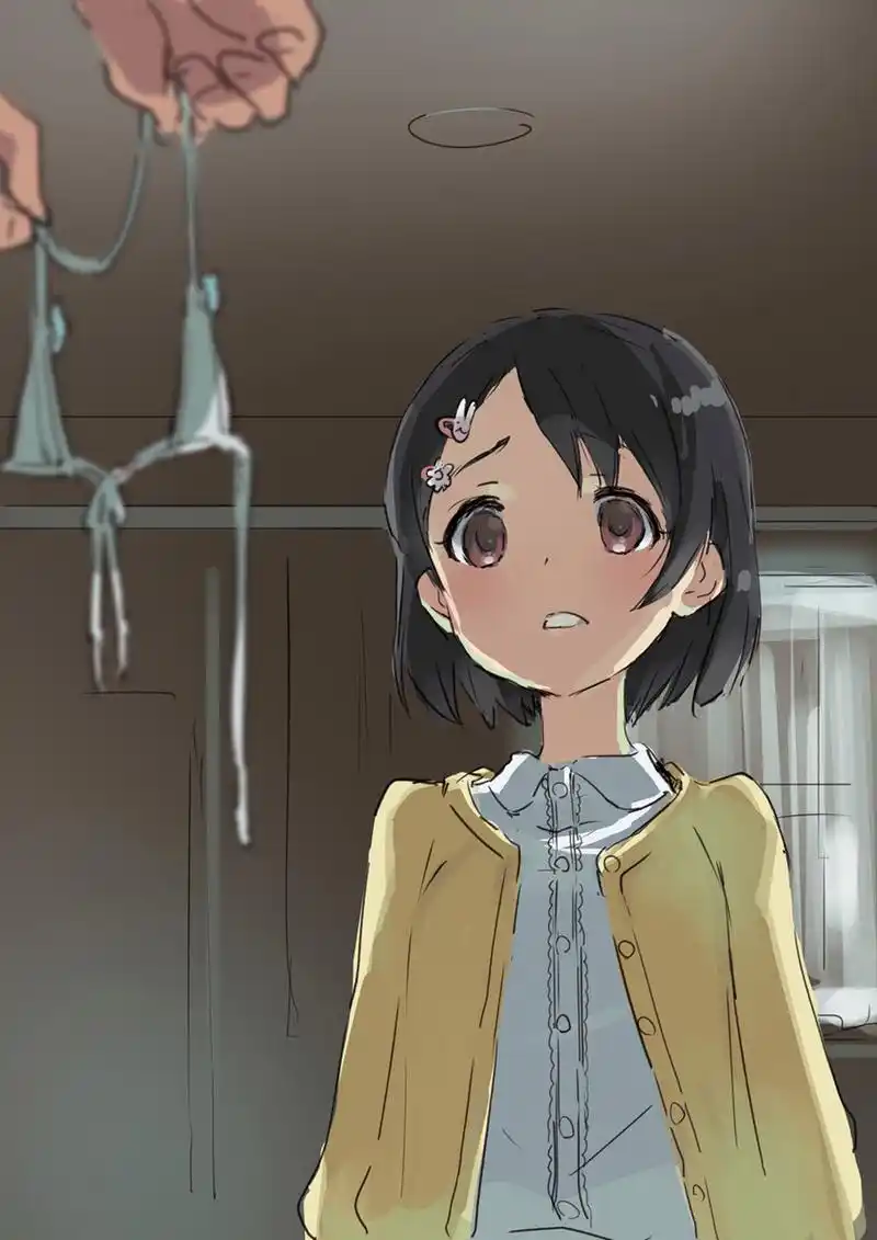 二次元# "老妹,洗衣服的时候发现了一根绳子,你知道这是什么吗?