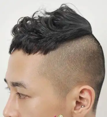 男学生头碎发图片