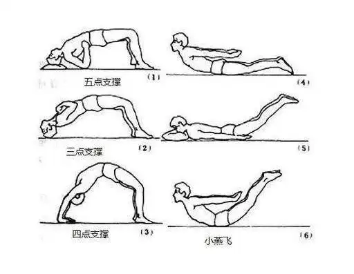 2,保守治疗:理疗,止痛抗炎,功能恢复中(飞燕式)(拱桥式)(倒步走)都是