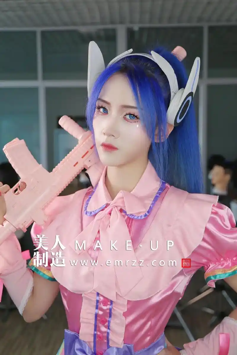 和平精英·火箭少女 游戏cos妆造🚀 🚀 #cosp