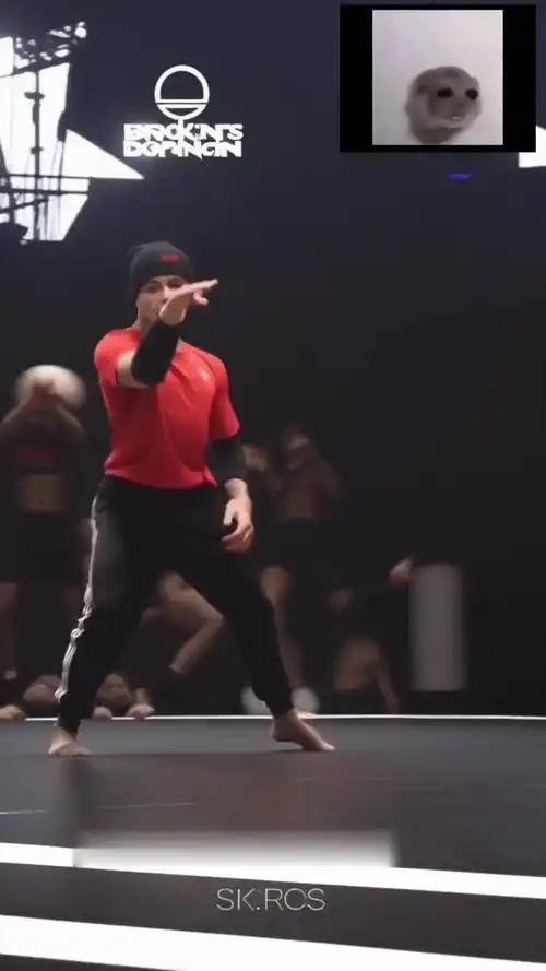 这个ai杀疯啦! 大风车 托马斯 街舞 地板 breaking