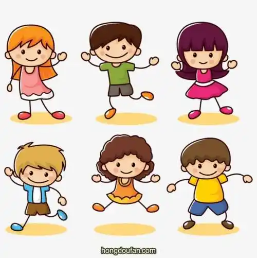 铅笔人画小朋友男生女生简笔画大全