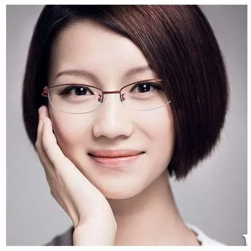 超轻韩潮女士款框架配有度数防辐射近视眼镜平光黑框老花成品2078