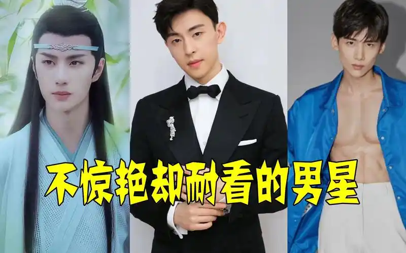 不惊艳却耐看的男星,王一博清纯邓伦魅力,第一名让人意想不到?