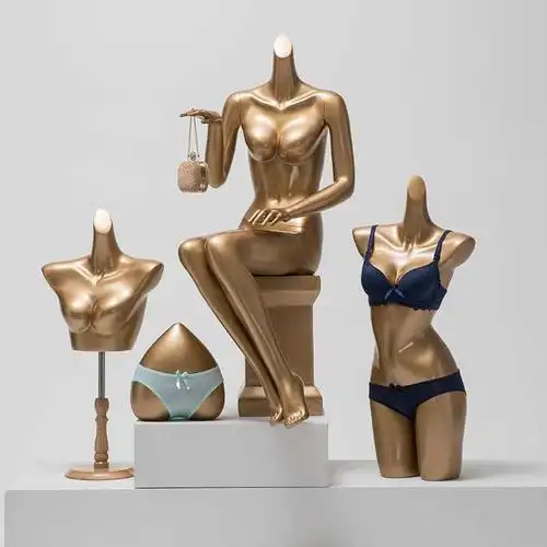 内衣模特模特半女胸罩内裤文胸罩道具展示橱窗假人服装模特