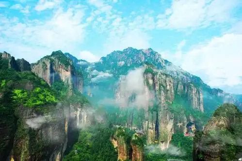 好山好水好风光 中国温州平阳南雁荡山