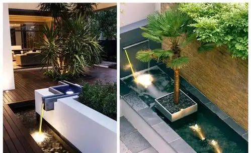 有个院子再小也无妨沿着露台挖水池养鱼种荷花潺潺