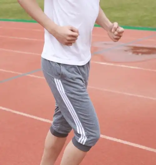 春尚新〗运动短裤男棉料七分裤薄款健身裤针织中裤小脚收口跑步