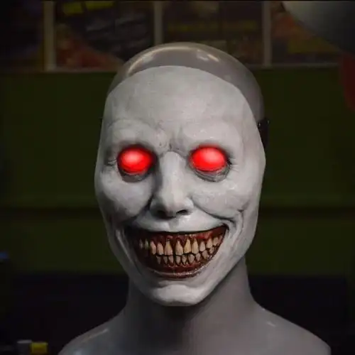 【节日狂欢】恐怖分子面罩 面具驱魔人恐怖面罩绿头鱼女鬼骷髅头血