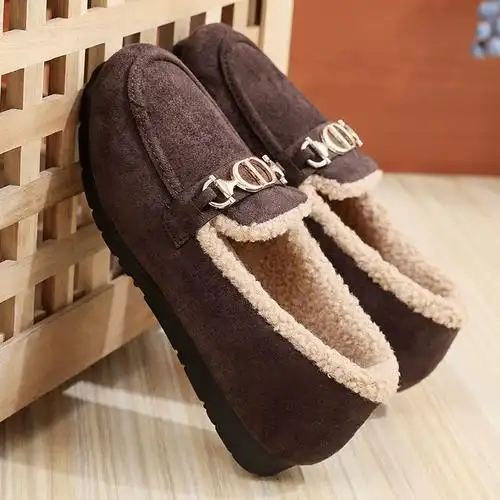 冬季秋冬2023棉拖鞋居家包跟女士保暖鞋女款老北京布鞋女棉鞋新款