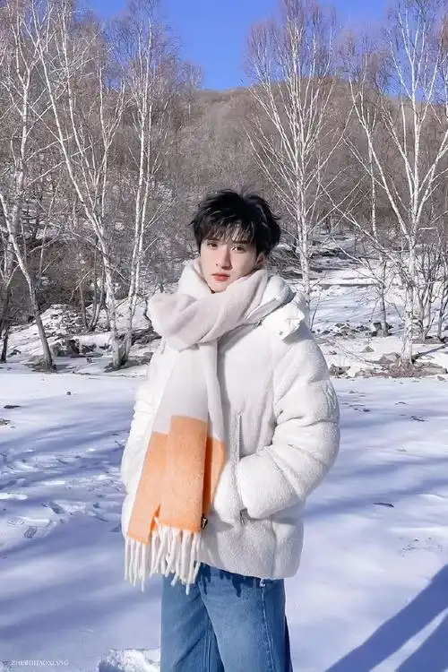 严浩翔雪地自拍
