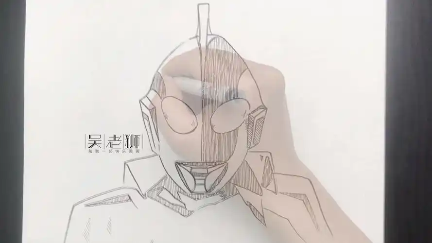 活动  奥特曼系列线描简笔画,杰克奥特曼(下)