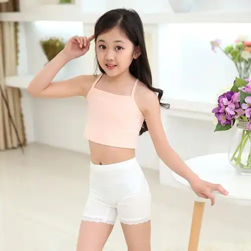 打底小背心内衣女孩女舒适纯色小童透气吸汗抹胸儿童儿童吊带