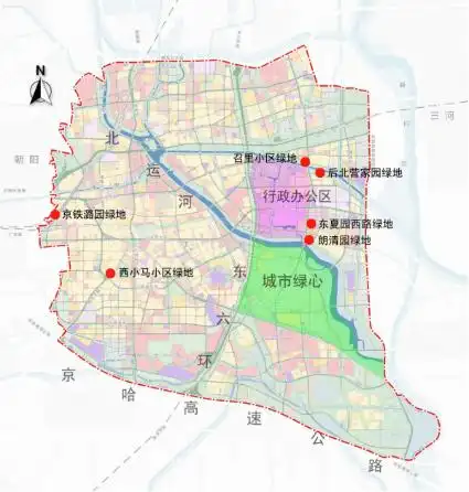 6868686868城市副中心代征绿地位于副中心155平方公里范围