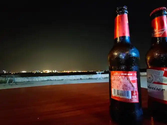 独自在海边,吃点烧烤,喝点啤酒. 挺好