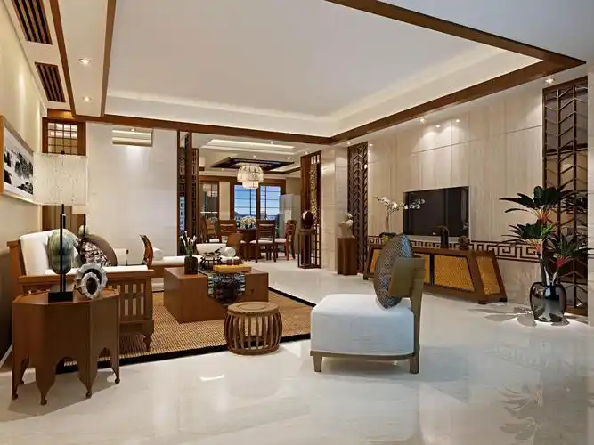 简约中式风格装修效果图