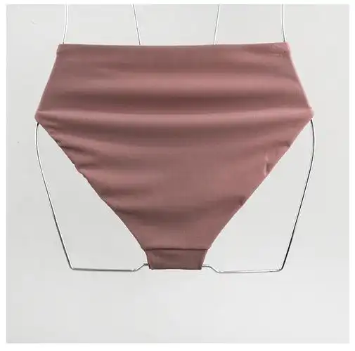 韩国泳衣女分体性感木耳边比基尼三角高腰裤新款温泉游泳**ikini - 17