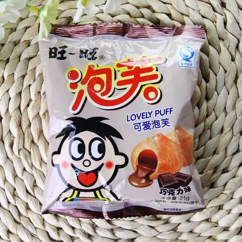旺仔可爱泡芙巧克力味21g