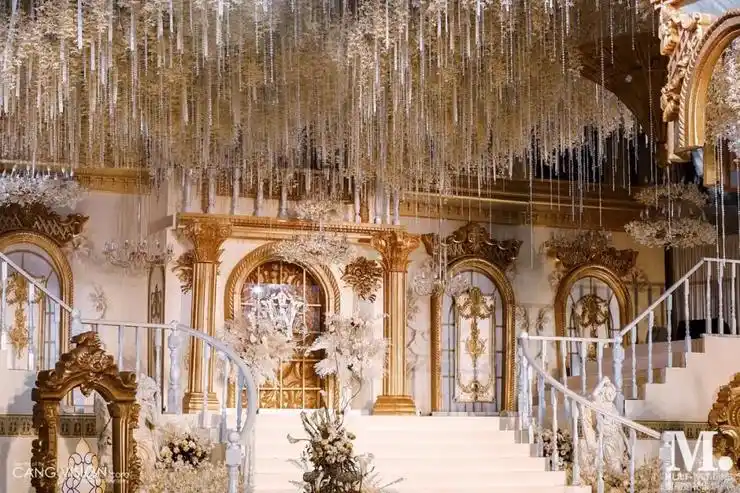 mlili婚礼策划复古又华丽的欧式宫廷风婚礼