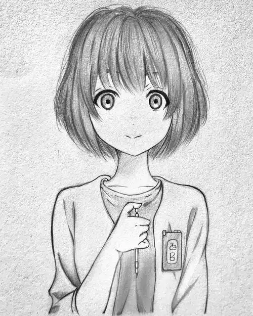 素描动漫手绘满足了我二次元的幻想