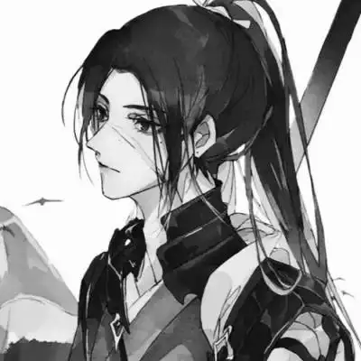 古风头像黑白男 高冷帅气的古风头像男仙风道骨黑白图片_男生动漫头像