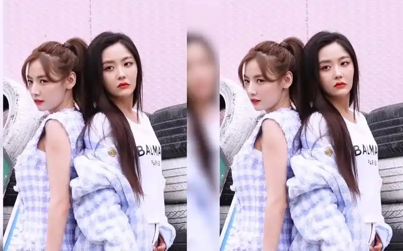 硬糖少女303赵粤王艺瑾balmain云看秀定妆花絮