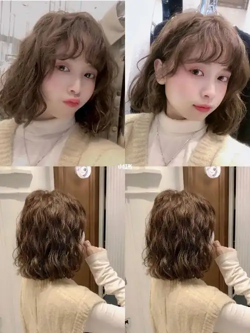 73中短发女生一定要尝试的法式烫发