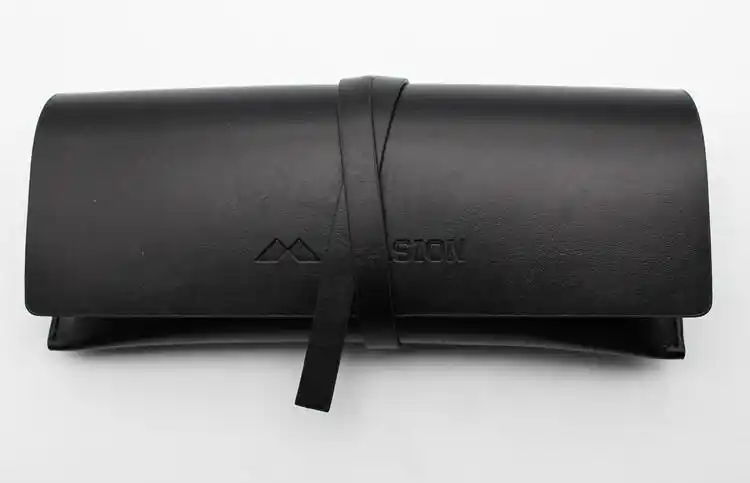 暴龙太阳镜盒子暴龙折叠便携式眼镜盒软牛皮墨镜镜简约创意复古镜布