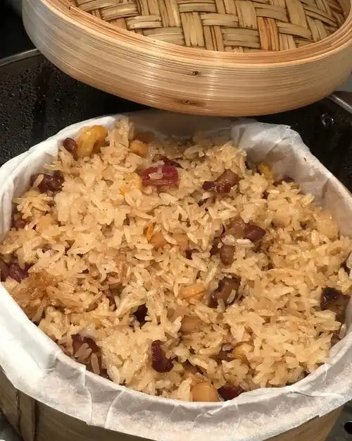 【糯米饭是要用蒸的图片】唯美食治愈_下厨房