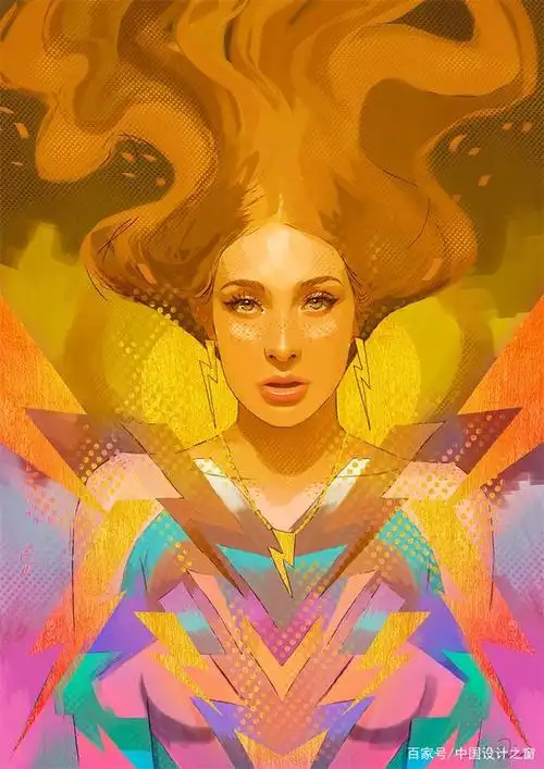 插画设计师javier gonzalez pacheco 独特的厚涂人物插画