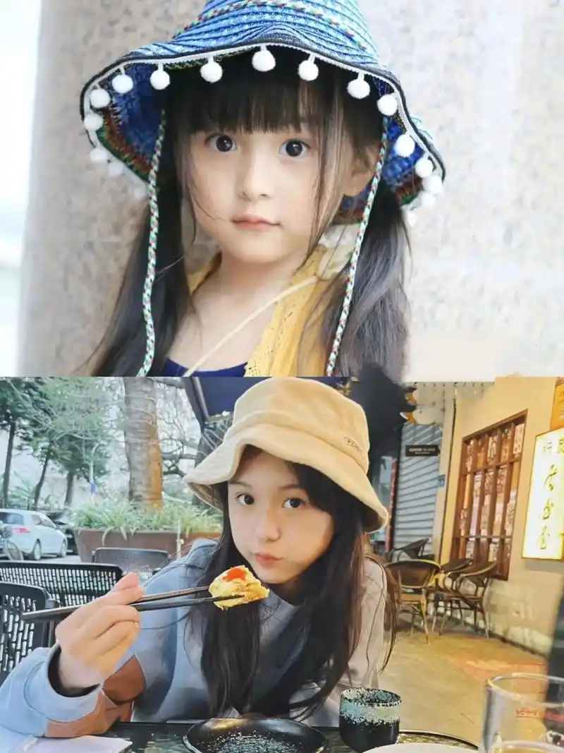 长大后的刘楚恬很争气,出落的很漂亮,完全没有青春期的容貌尴尬期,也