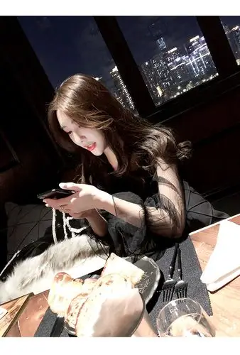 2019夏新款chic吊带两件套女神范连衣裙气质时尚名媛套装裙女秋季