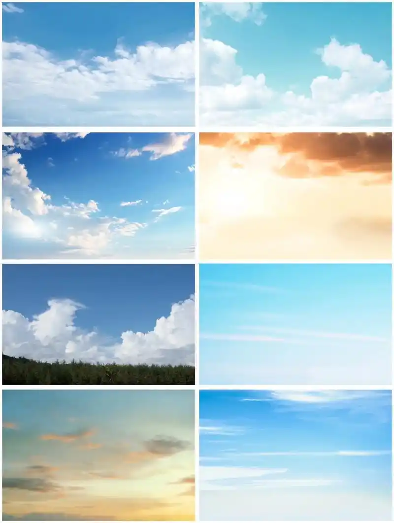 拯救天空高清天空素材自取!#ps #设计师日常 #修图 #婚 - 抖音