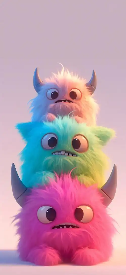 小怪兽 手机壁纸