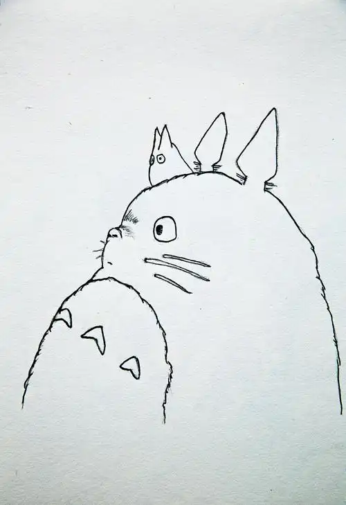 宫崎骏《龙猫》手绘作品