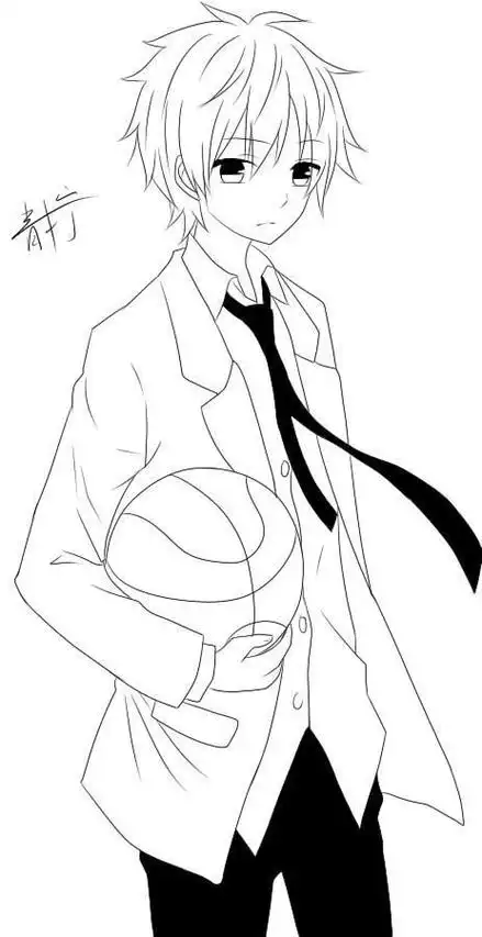 漫画人物男帅气简笔画素描简笔画帅气男生漫画人物简笔画动漫帅气简笔