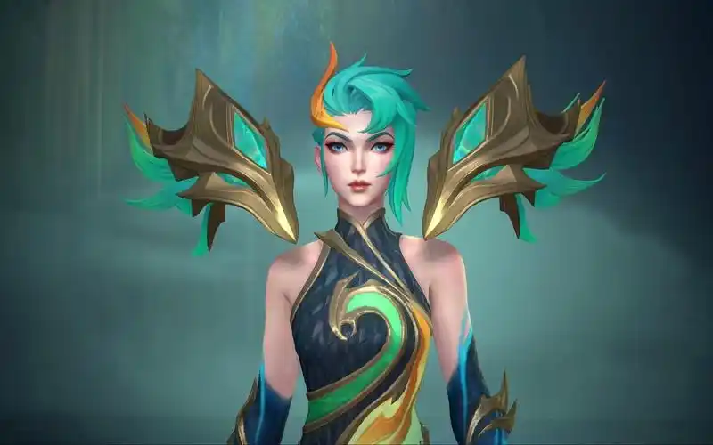 玉境灵龙 卡莎 皮肤视频 - lol英雄联盟手游 lagoon dragon kaisa